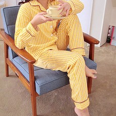 JUNIDAY 女童格紋睡衣套裝