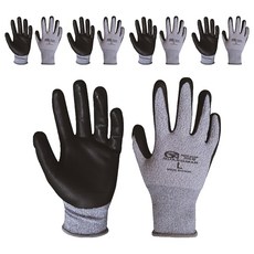 GUARDMAN CN NBR 塗層麻花手套 雙手組, 5個, 灰色