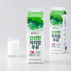 곰곰 신선한 저지방우유, 900ml, 2개