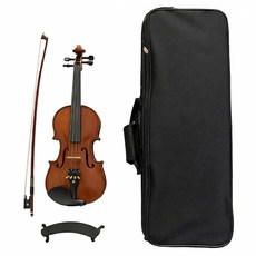 KingRosa 虎背紋1/4尺寸楓木小提琴 附琴盒, 原木棕色, 1套, H1C-1/4