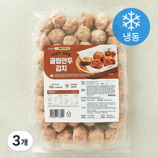 비셀프 식물성 굴림만두 김치 (냉동), 1kg, 3개