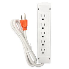 snake 蛇吞象 1開10插3孔 直頭15A延長用電源線組 4.5 x 2.5 x 21.5cm KTC-310H 1m 白色 KTC-310H 1組