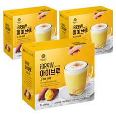 IBREW 地瓜拿鐵沖泡粉隨身包, 16.5g, 24條, 3盒