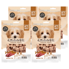 Mr.凍乾 犬用原肉凍乾 鰹魚 75g x 4包 狗狗零食 天然無添加