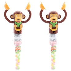 統記 猴子拍拍手 附糖果 款式隨機, 18g, 2個