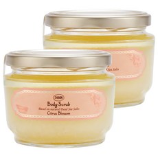 SABON 身體磨砂膏 橙花漫舞 320g 死海鹽 身體去角質 改善乾燥 柔嫩光滑, 2罐