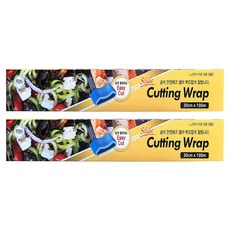 真好用滑動切割保鮮膜, 100m, 2個