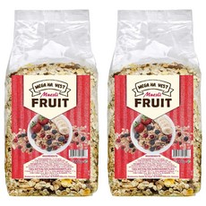 MEGA HARVEST 德國天然什錦水果穀片, 1000g, 2包