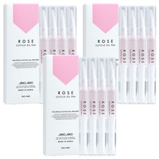 젤로젤로 큐티클 오일펜 로즈, 12개, 3ml