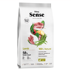 Dibaq Sense 森仕 成犬 FL58 無穀犬糧 小顆粒, 2000g, 1包, 羊肉