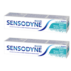 센소다인 엑스트라 딥클린 치약, 120g, 2개