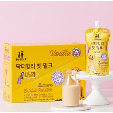 닥터할리 반려동물 펫밀크, 바닐라맛, 200ml, 10개