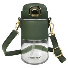 Green Bell 綠貝 Tritan輕奢太空壺, 綠色, 550ml, 1個