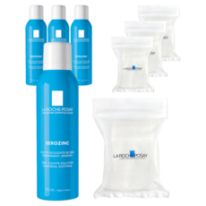 라로슈포제 세로징크 미스트 150ml + 화장솜 30p 세트, 4개