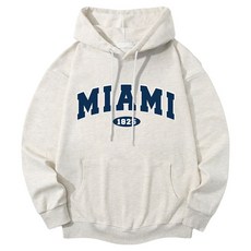 ILLUSO 男女通用柔軟刷毛邁阿密1825連帽T恤