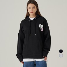 Elle Girl 오버핏 그래픽 후드 풀오버 EG