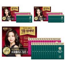 리엔 흑모비책 프로폴리스 담은 크림 염색제 새치용 12회분, 흑갈색, 3개