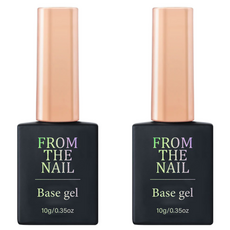 FROM THE NAIL 基底凝膠指甲 10g 貼片, 單色, 2個
