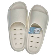 NS 輕甜簡約排水拖鞋 米白色, 260mm