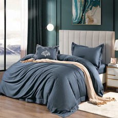 貝淇小舖 100支頂級尊爵素色天絲銀離子 床包五件組