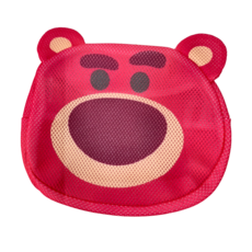Disney 迪士尼 TsumTsum 造型手提洗衣袋 26 x 24 x 12cm, 熊抱哥 粉色, 1個