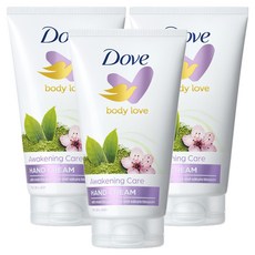 Dove 多芬 Body Love 覺醒護理護手霜 綠茶與薰衣草香, 75ml, 3個