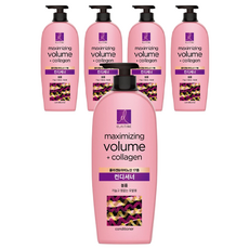 엘라스틴 콜라겐 & 아미노산 17종 볼륨 컨디셔너, 680ml, 5개