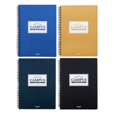 탐사 캠퍼스 하드커버 스프링 노트, 혼합색상, 4개