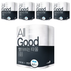 All Good 可水洗廚房紙巾, 75張, 20捲