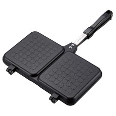 CAPTAIN STAG 鹿牌 雙格熱壓吐司夾 鑄鋁, 360mm, 1個