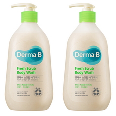 Derma B 磨砂沐浴露, 2個, 420ml