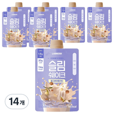 랩노쉬 슬림쉐이크 얼그레이 밀크티, 45g, 14개