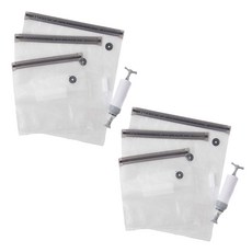 AY藏鮮 抽氣式密實袋附抽氣筒SB0765 - 真空保鮮 延長食物保存期限, 30 x 21cm, 3入, 2組