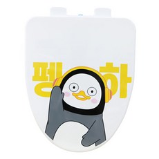 펭수 무소음 변기시트, 혼합색상, 1개