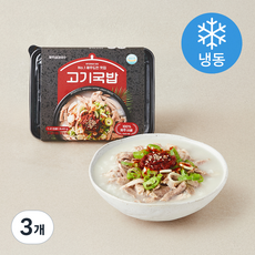 제주삼대국수 고기국밥 1~2인분 (냉동), 640g, 3개