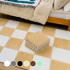 LADAMINO 世紀中期現代風柔軟拼圖地墊 10片