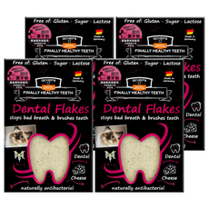 QCHEFS 黑科技潔牙粉 (貓用) 德國原產, 起司, 80g, 4包