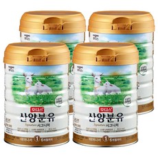 일동후디스 시그니처 산양분유 1단계, 800g, 4개