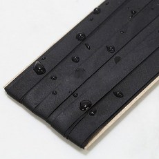 HAPPY BEARS Ang Ang 素色防水滾邊條 寬 1cm, 黑色, 2個