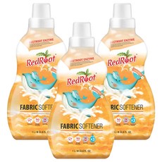 RedRoot 幼兒衣物柔軟精 甜蜜花香, 1L, 3個