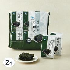 예맛 구운 감태김, 4g, 2개, 12개입