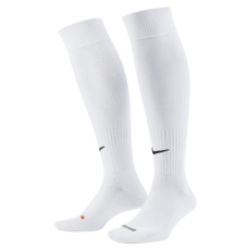 NIKE 耐吉 足球襪 DRI-FIT快速排汗襪 SX4120-101, 白色, 1個