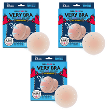 Bangtankkokjji GIRLFFRESH VERY BRA 透氣黏膠胸貼 8.5cm 2入, 3個