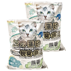 QQ KIT 無香味環保紙砂, 5L, 2包