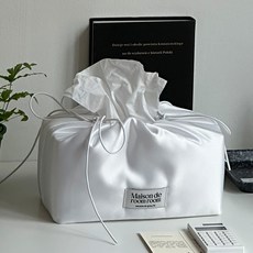 메종드룸룸 링링 각티슈 케이스, 화이트