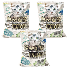 QQ KIT 無香味環保紙砂, 5L, 3包