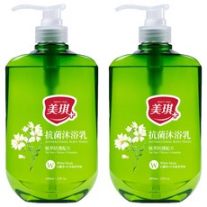 美琪抗菌沐浴乳 白麝香 添加日本綠茶萃取, 680ml, 2件