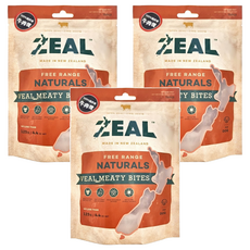 ZEAL 真致 天然風乾零食, 紐西蘭牛肉塊, 125g, 3包