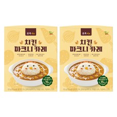 베이비본죽 본죽키즈 치킨 마크니 카레, 150g, 2개
