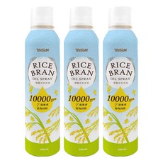 TAISUN 泰山 噴霧式玄米油 200ml 輕巧噴霧 精準控制用油量 多種烹飪適用, 3瓶